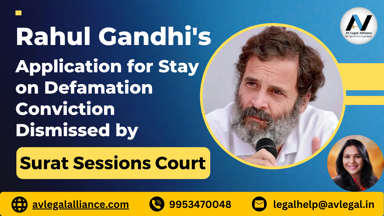 Rahul Gandhi`s Application for Stay on Defamation Conviction Dismissed by Surat Sessions Court